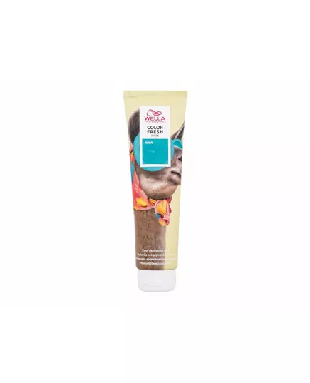 Wella Professionals Color Fresh Masks Silikonfrei Haarfarben-Creme-Maske Mint, 150 ml