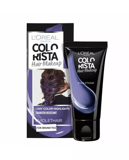 L'Oreal Paris Colorista Hair Makeup Semi-permanente Haarfarbe #VIOLETHAIR, 30 ml