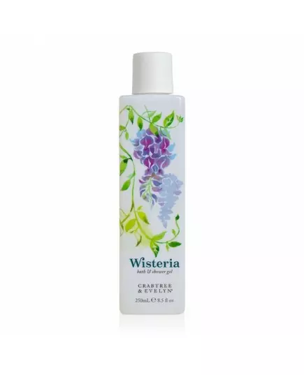 Crabtree & Evelyn Wisteria Nettoyage Gel douche Pour tous types de peau, 250 ml, image 3