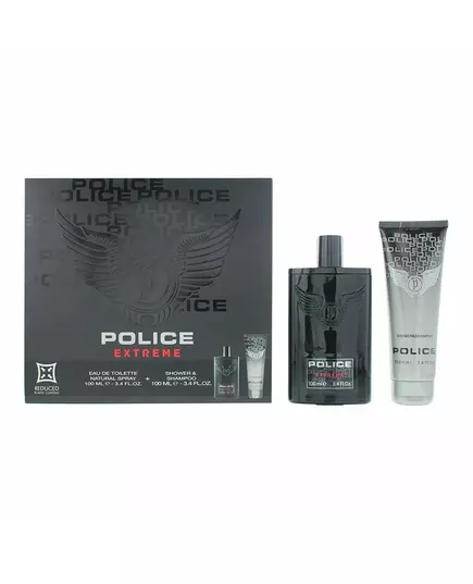 Set Police: Extreme Eau De Toilette For Men 100 ml + Extreme Shower Gel & Shampoo 2-In-1, 100 ml, image 3