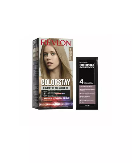 Revlon Color Stay Permanente Haarfarbe 8 Medium Blonde, 165 ml, Bild 3
