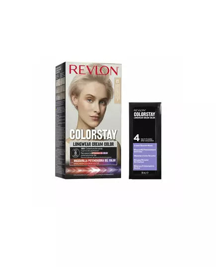 Revlon Color Stay Permanente Haarfarbe 01 Light Ash Blonde, 165 ml, Bild 3