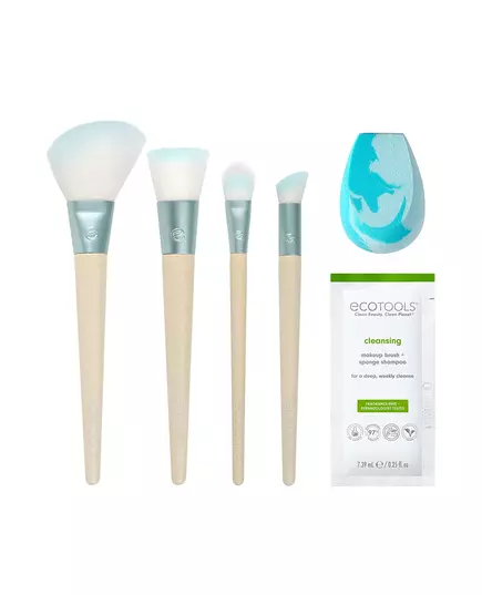 Make-up-Pinsel- und Schwämmchen-Set EcoTools Brighter Tomorrow Blue, 39 ml, Bild 3