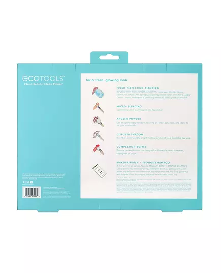 Make-up-Pinsel- und Schwämmchen-Set EcoTools Brighter Tomorrow Blue, 39 ml, Bild 5