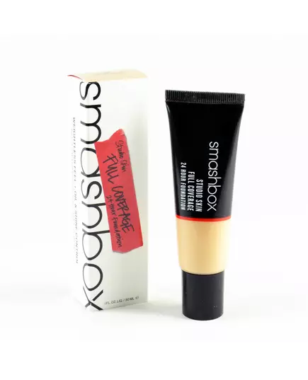 Smashbox Studio Skin Hohe Deckung Flüssige Grundierung 1 15 Hell-Warm & Pfirsich, 30 ml, Bild 3