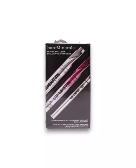 Travel Exclusive Set BareMinerals: Lash Domination Volumizing Mascara Intense Black 8.5 ml + Lash Domination Volumizing Mascara Black 8.5 ml + Lash Domination Gel Pencil Eyeliner Black, 8,5 ml, image 3