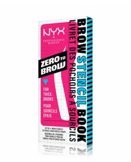 Setzen Nyx Zero To Brow Gestaltung Augenbrauenpuder 4 stk stk, 4 Stück, Bild 3