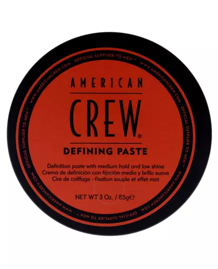 American Crew Defining Paste Vegan Haarstylingpaste Zum Stylen Mittlerer Halt, 85 g, Bild 3