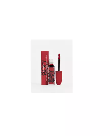 MAC Powder Kiss Mat Rouge à lèvres liquide Ruby Boo Rouge, 5 ml, image 5