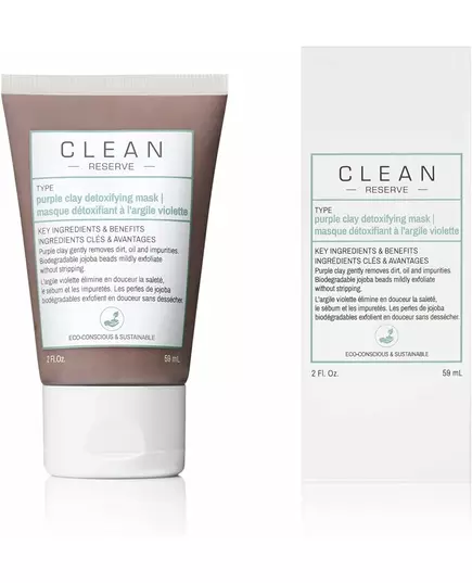 Clean Reserve - Purple Clay Entgiftend Tonerde-Maske, 59 ml, Bild 3