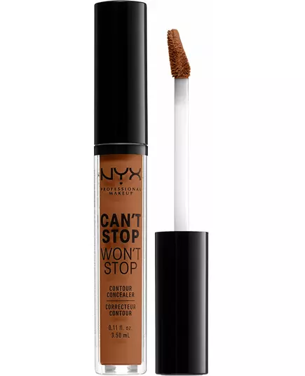 Nyx Can't Stop Won't Stop Matt Flüssig-Concealer Mahagoni, 5 ml, Bild 3