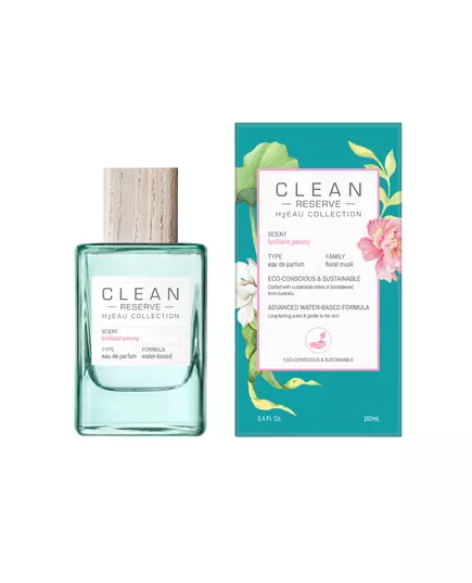 Clean H2Eau Brilliant Peony Eau de Parfum Unisex, 100 ml, Bild 3