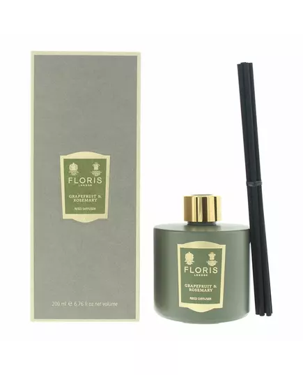 Floris Of London Grapefruit & Rosemary Diffuseur à roseaux Diffuseur de parfum à roseaux, 200 ml, image 3