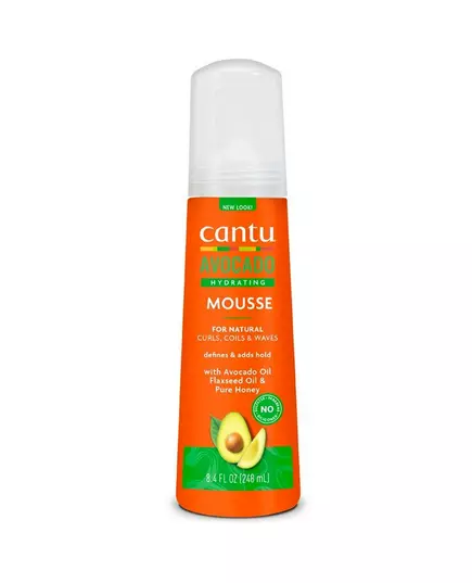 Cantu Avocado Avocadoöl Haarstyling-Mousse Definition und Kontrolle Leichter Halt, 248 ml, Bild 3