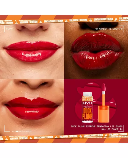 Nyx Professional Make Up Brillant à lèvres DUCK PLUMP #hall of flame, 6,8 ml, image 7