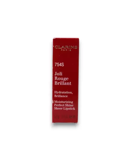 Clarins Joli Rouge Feuchtigkeitsspendend Creme-Lippenstift 754S Tiefrot, 3 g, Bild 3