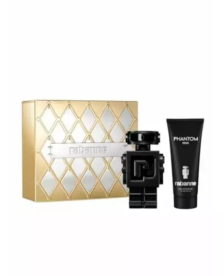 Set Paco Rabanne: Phantom Parfum For Men 100 ml + Phantom Hydrating Shower Gel Body All Skin Types, 100 ml, image 3
