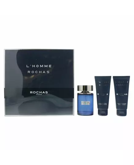 Set Rochas: L'Homme Rochas Eau De Toilette For Men 100 ml + L'Homme Rochas Hydrating Shower Gel All Skin Types 100 ml + L'Homme Rochas Hydrating After-Shave Balm, 100 ml, image 3