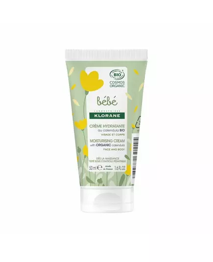Klorane BÉBÉ BIO crème hydratante, 50 ml, image 3