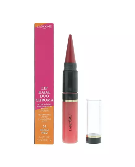 Lancome Lip Kajal Duo Chroma Creme-Lippenstift & Lipgloss 03 Kühnes Rot, 2,7 g, Bild 3