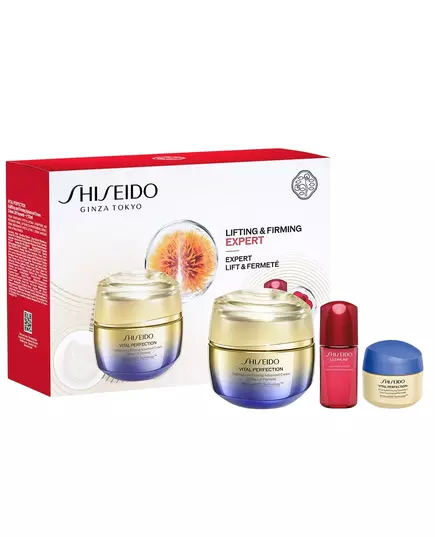 Set Shiseido: Vital Perfection Uplifting & Firming Cream Face 50 ml + Vital Perfection Firming Overnight Cream For Face 15 ml + Ultimune Power Infusing Serum For Face, 50 ml, Bild 3