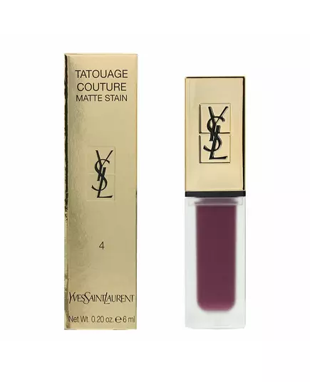 Yves Saint Laurent Tatouage Couture Matt Flüssiger Lippenstift N4 Lila Identität, 6 ml, Bild 5