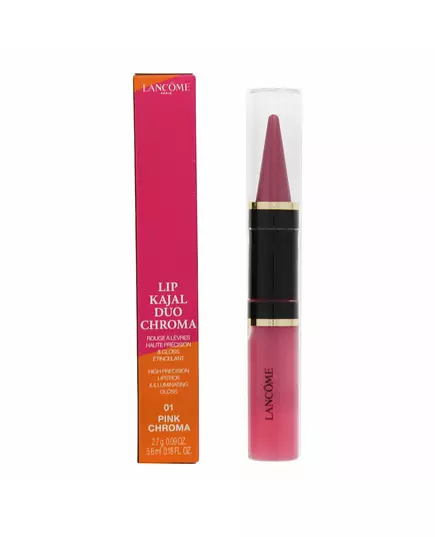 Duo Set Lancome Lip Kajal Duo Chroma Creme-Lippenstift & Lipgloss 01 Rosa Chroma, 2,7 g, Bild 3