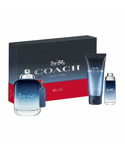 Set Coach: Blue Eau De Toilette For Men 100 ml + Blue Eau De Toilette For Men 15 ml + Blue Shower Gel Beard & Hair, 100 ml, Bild 3