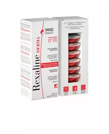 Setzen Rexaline Derma Nährend Nacht-Schlafmaske 6 stk, 6 × 3 ml, Bild 3