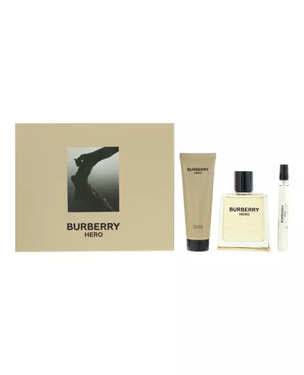 Set Burberry: Hero Eau De Toilette For Men 100 ml + Hero Eau De Toilette For Men 10 ml + Hero Shower Gel For All Skin Types, 100 ml