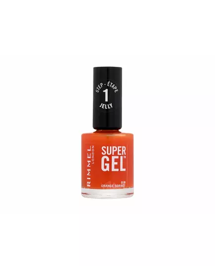 Rimmel London SUPER GEL esmalte de uñas #18-Orange Sorbet, 12 ml