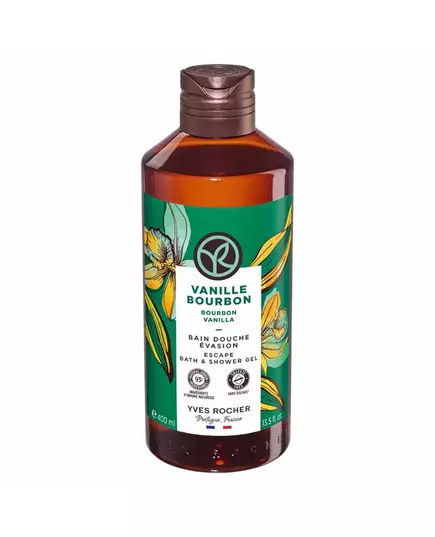 Yves Rocher Vanille Bourbon Nettoyage Gel douche Tous les types de peau, 400 ml