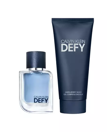 Set Calvin Klein: Defy Woody-aromatic Shower Gel & Shampoo 2-In-1 100 ml + Defy Eau De Toilette For Men, 100 ml