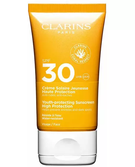 Clarins Sun Care Hydratisierend Sonnencreme Für das Gesicht SPF30, 50 ml