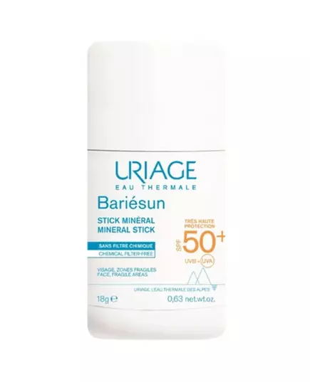 Uriage Bariesun Mineral Bâton de protection solaire SPF50+, 18 g