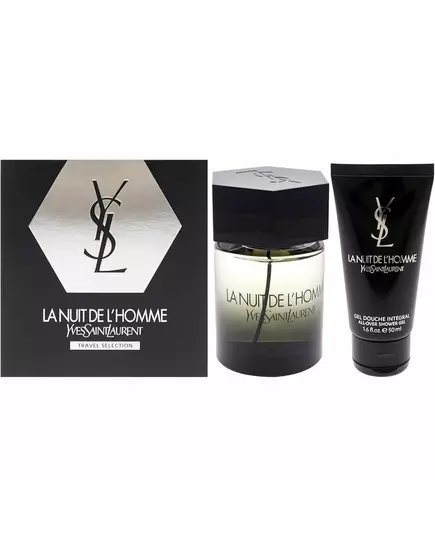 Coffret Yves Saint Laurent : La Nuit De L'Homme Eau De Toilette pour homme 100 ml + La Nuit De L'Homme Gel douche, 100 ml