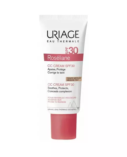 Uriage Roseliane Gegen Rötungen CC-Creme Mittel SPF 30, 40 ml