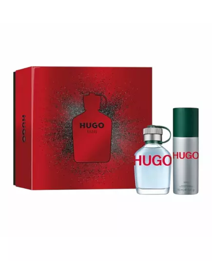 Hugo Man Set Hugo Boss: Hugo Green Eau De Toilette For Men 75 ml + Hugo Man Deodorant Spray For Men, 2 Stück