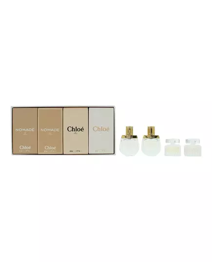 Set Chloe: Chloe Eau De Parfum For Women 5 ml *Miniature + Rose Tangerine Eau De Toilette For Women 5 ml *Miniature + Nomade Eau De Parfum For Women 5 ml *Miniature + Nomade Eau De Toilette For Women 5 ml *Miniature, 5 ml