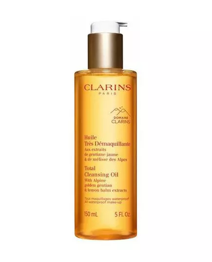 Clarins Total Alpine Herbs Make-up-Entfernung Reinigungsöl Für Gesicht & Augen, 150 ml