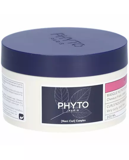 Phyto Intense Curls Masque crème pour traitement des cheveux Detangling & Nourishing Après le shampooing, 200 ml