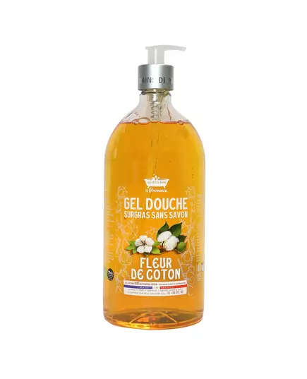 Les Petites Bains de Provence Fleur de Coton Duschgel Für empfindliche Haut, 1000 ml