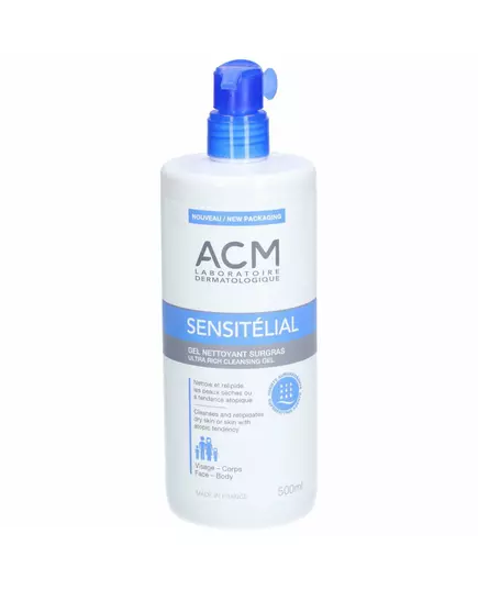 Laboratoire ACM Sensitelial Reinigung Duschgel Sehr trockene bis potenziell atopische empfindliche Haut, 500 ml