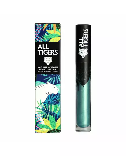All Tigers Natural & Vegan Natürlich Matt Lipgloss 989 Stehl die Show, 8 ml, Bild 2