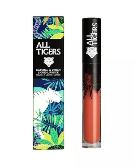 All Tigers Natural & Vegan Natürlich Matt Lipgloss 682 Wage zu stehen, 8 ml, Bild 2