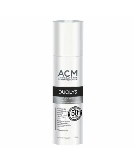 Laboratoire ACM Duolys Anti-âge Crème solaire Pour le visage SPF 50+, 50 ml