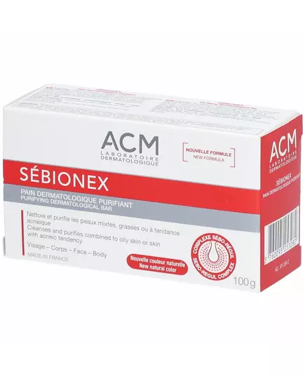 Laboratoire ACM Sebionex Reinigung Reinigungsriegel Für das Gesicht, 100 g