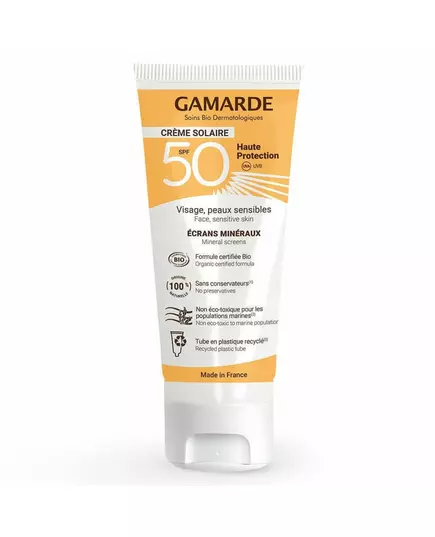 Gamarde Gamarde Bio Sonnenschutz Sonnencreme Für das Gesicht SPF 50, 40 ml