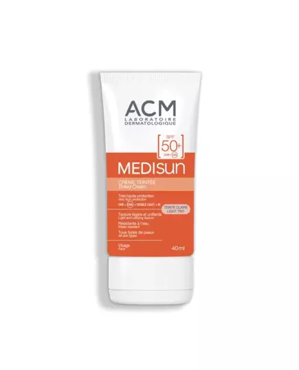 Laboratoire ACM Medisun Sonnenschutz Getönte Feuchtigkeitscreme Licht SPF 50+, 40 ml