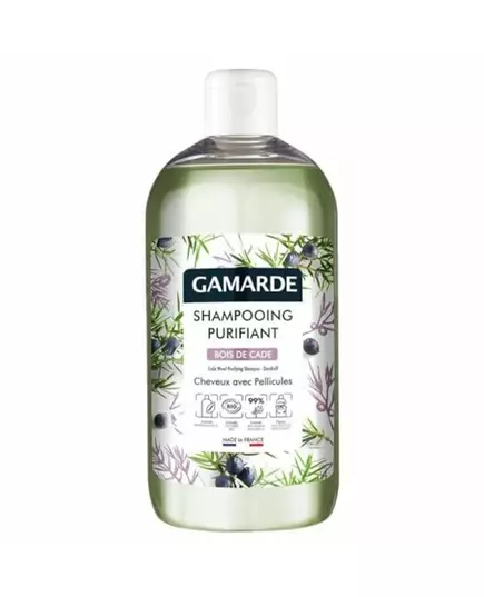 Gamarde Bio Bois De Cade Shampooing traitement capillaire Antipelliculaire Cuir chevelu avec pellicules, 500 ml